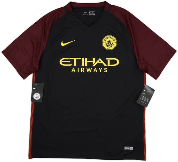 2016-17 Manchester City Away Shirt Silva #21 (L)
