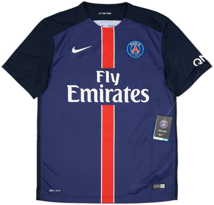 2015-16 Paris Saint-Germain Home Shirt Ibrahimovic #10 (M)
