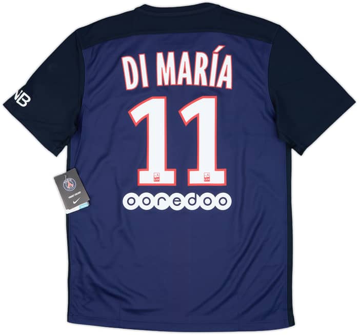 2015-16 Paris Saint-Germain Home Shirt Di Maria #11 (M)