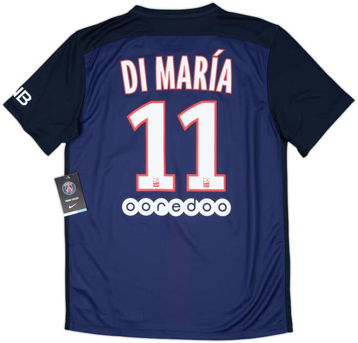 2015-16 Paris Saint-Germain Home Shirt Di Maria #11 (M)