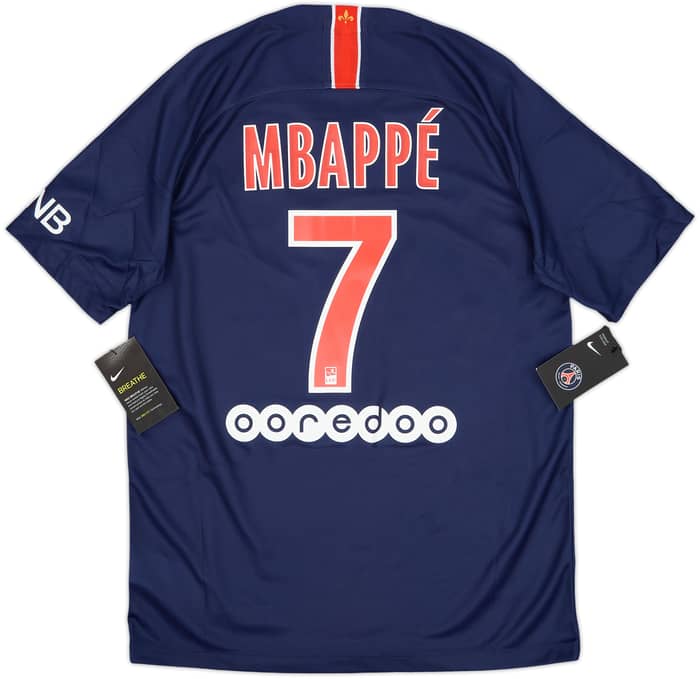 2018-19 Paris Saint-Germain Home Shirt Mbappe #7 (M)