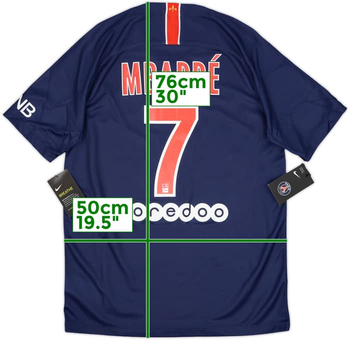 2018-19 Paris Saint-Germain Home Shirt Mbappe #7 (M)