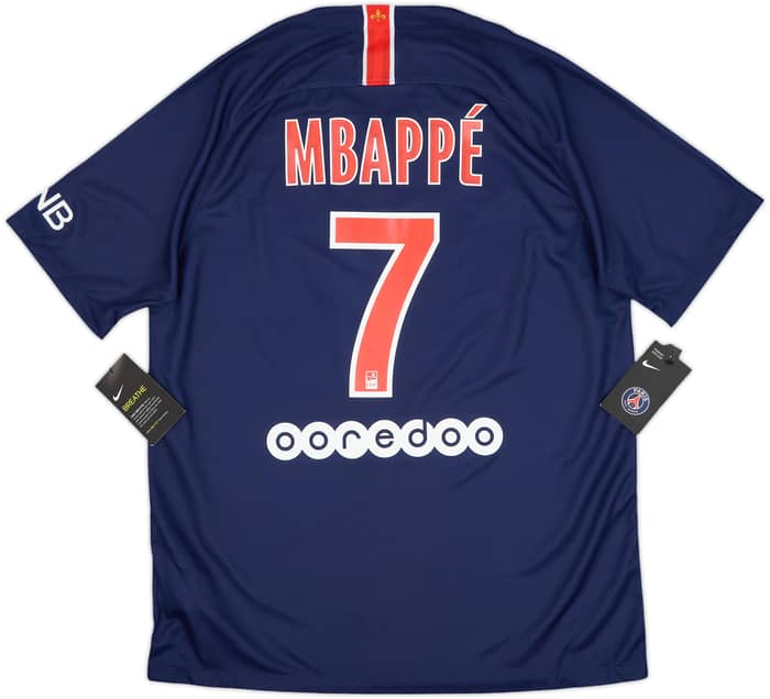 2018-19 Paris Saint-Germain Home Shirt Mbappe #7 (M)