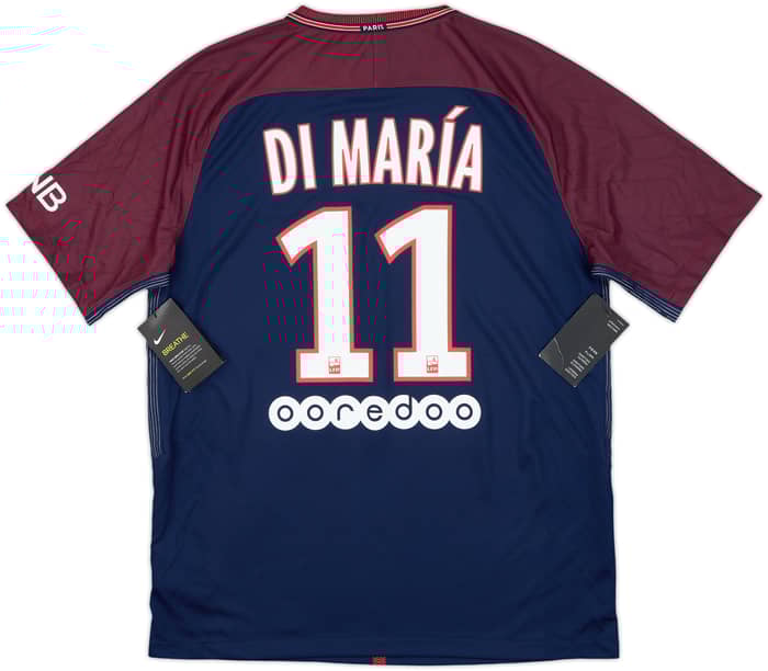 2017-18 Paris Saint-Germain Home Shirt Di Maria #11 (L)