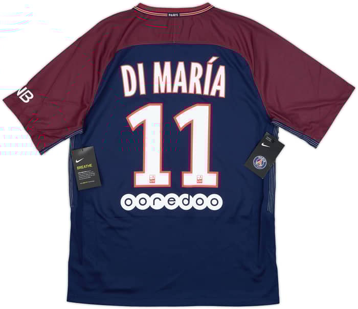 2017-18 Paris Saint-Germain Home Shirt Di Maria #11 (M)