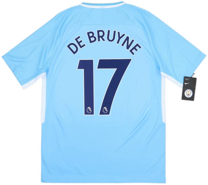 2017-18 Manchester City Home Shirt De Bruyne #17 (M)