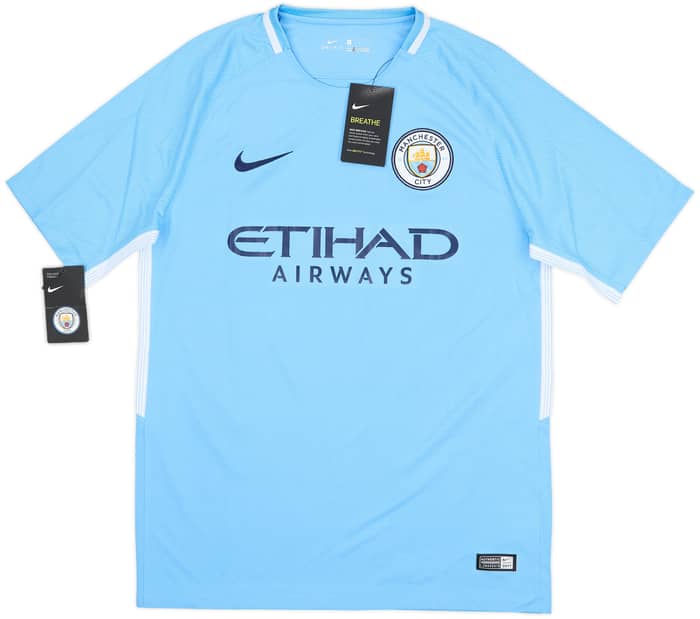 2017-18 Manchester City Home Shirt De Bruyne #17 (M)