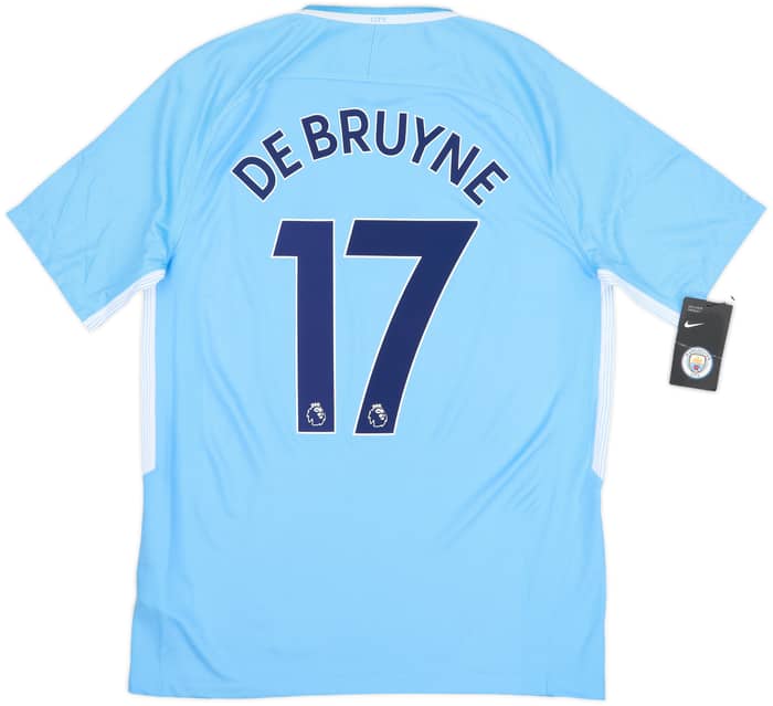 2017-18 Manchester City Home Shirt De Bruyne #17 (M)