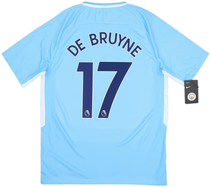 2017-18 Manchester City Home Shirt De Bruyne #17 (M)