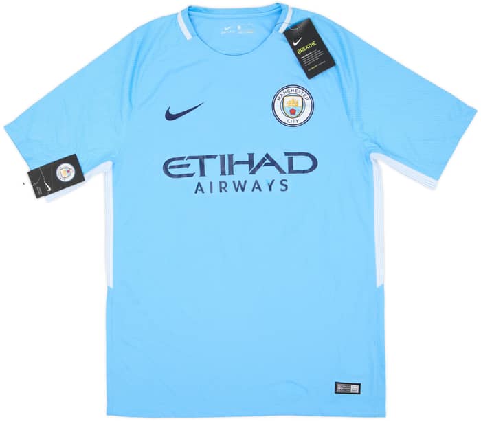2017-18 Manchester City Home Shirt Silva #21 (M)