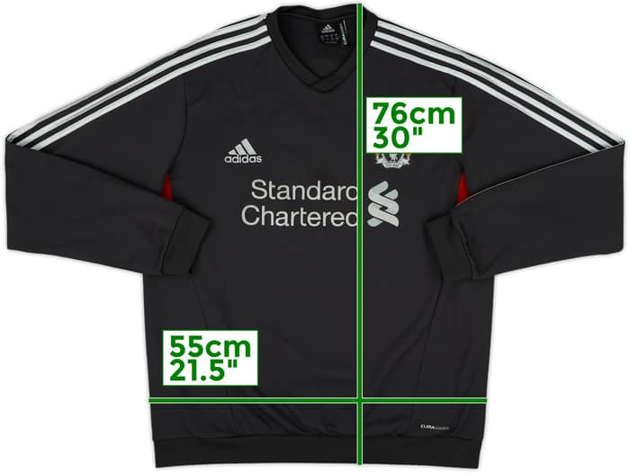 2011-12 Liverpool adidas Sweat Top - 8/10 - (L/XL)