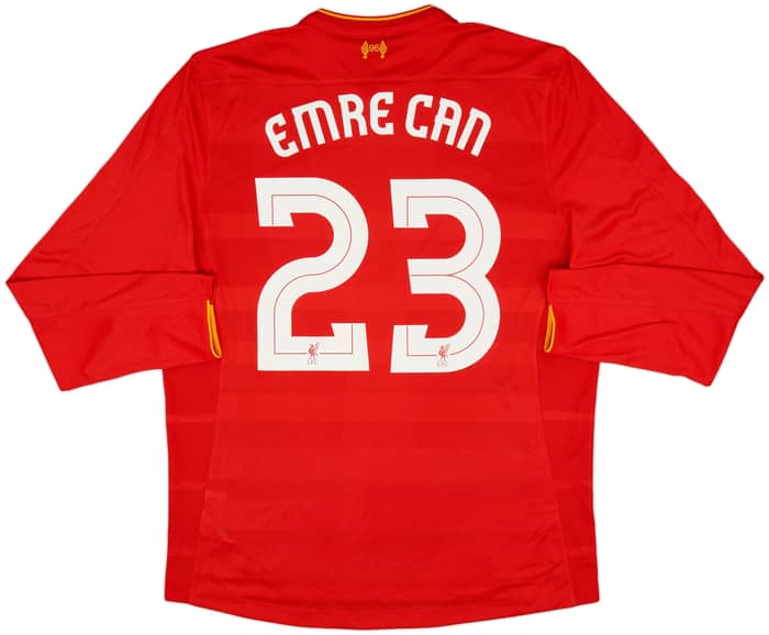 2016-17 Liverpool Home L/S Shirt Emre Can #23 - 7/10 - (XL)