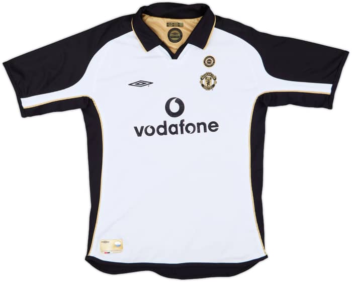 2001-02 Manchester United Centenary Away/Third Shirt - 8/10 - (L.Boys)