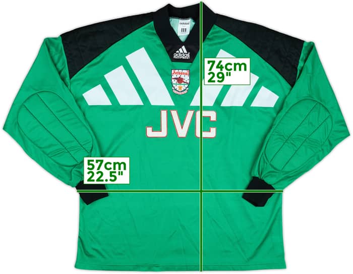 1992-93 Arsenal Match Issue GK Shirt #16
