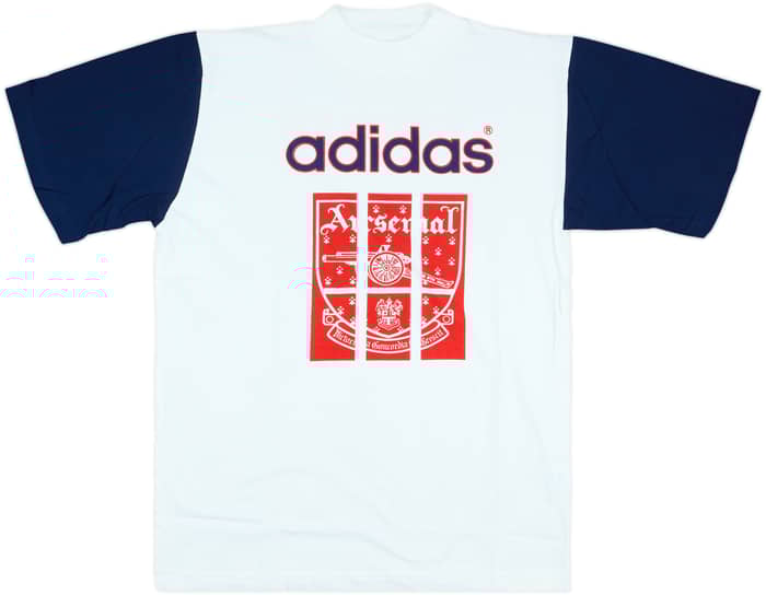 1992-93 Arsenal adidas Cotton Tee - 8/10 - (L)