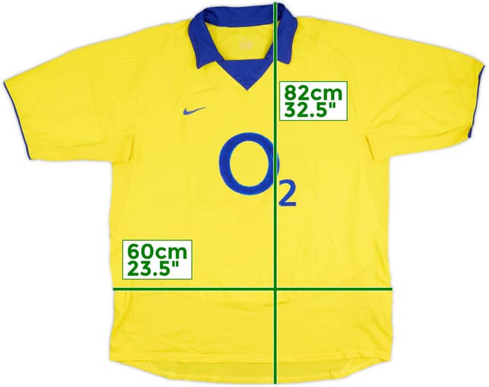 2003-04 Arsenal Match Issue Away Shirt #12