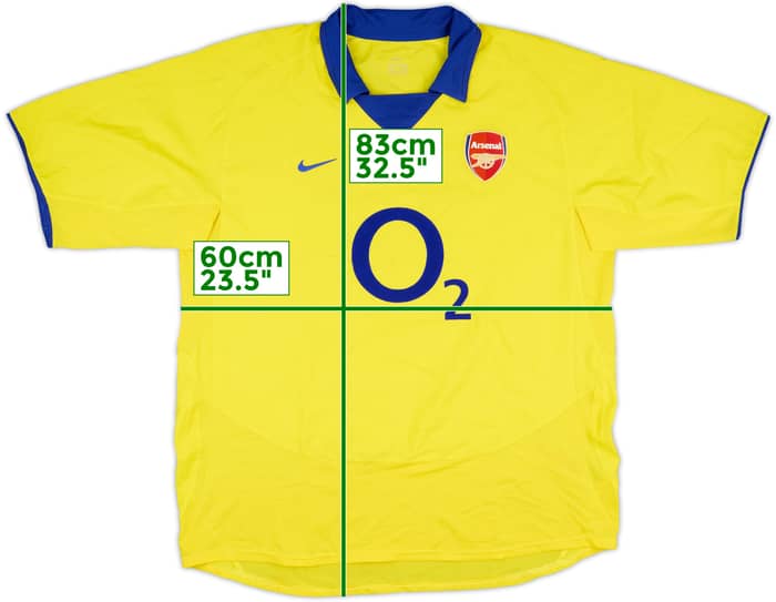 2003-04 Arsenal Match Issue Away Shirt #14