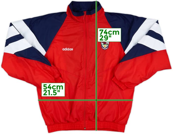 1992-94 Arsenal adidas Track Jacket - 10/10 - (M)