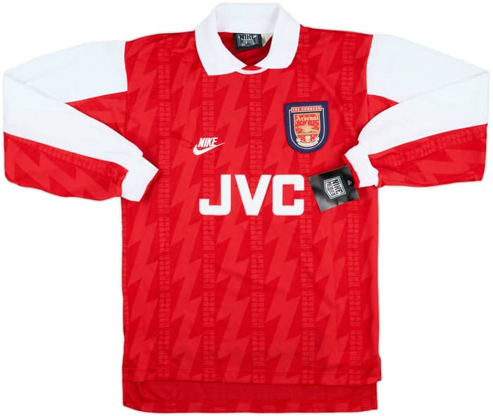 1994-96 Arsenal Player Issue Home L/S Shirt #14 (S)
