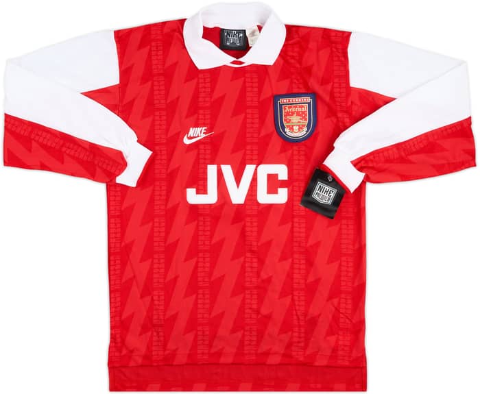 1994-96 Arsenal Player Issue Home L/S Shirt #6 (S)
