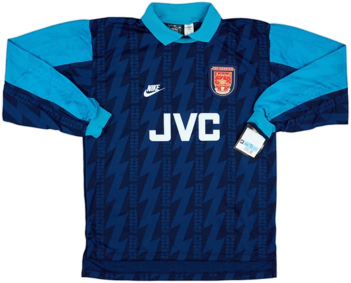1994-95 Arsenal Player Issue Away L/S Shirt #8 (M)