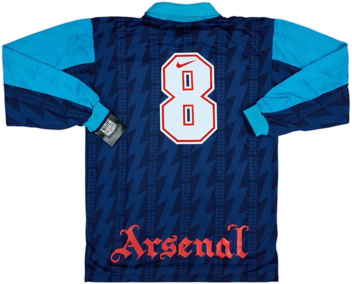 1994-95 Arsenal Player Issue Away L/S Shirt #8 (M)