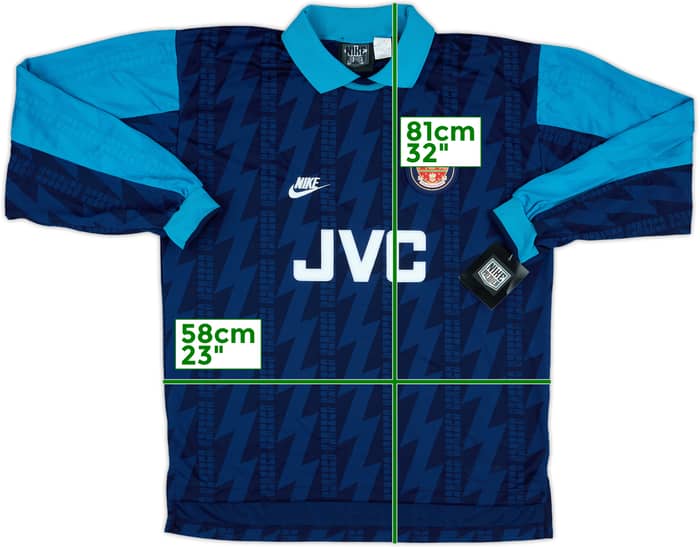 1994-95 Arsenal Player Issue Away L/S Shirt (L)