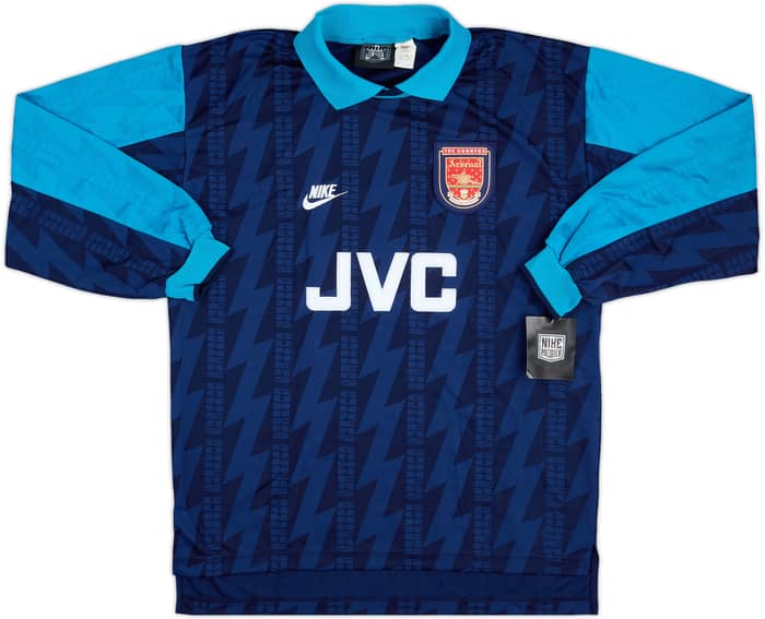 1994-95 Arsenal Player Issue Away L/S Shirt #3 (L)