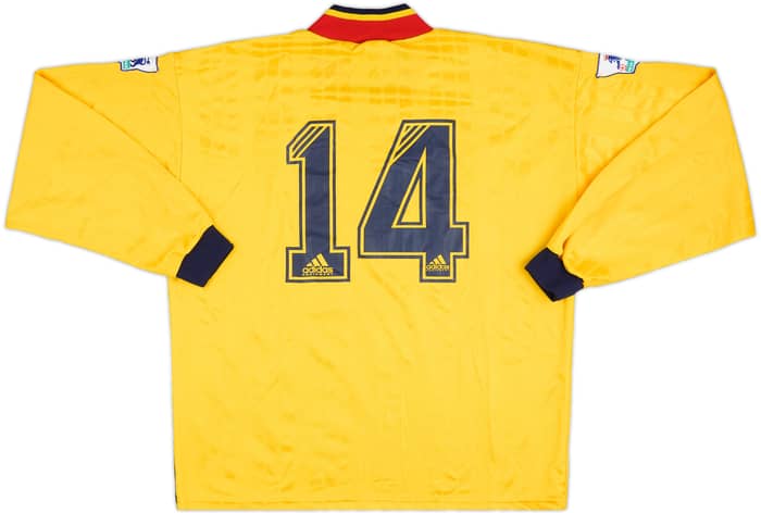 1993-94 Arsenal Match Issue Away L/S Shirt #14