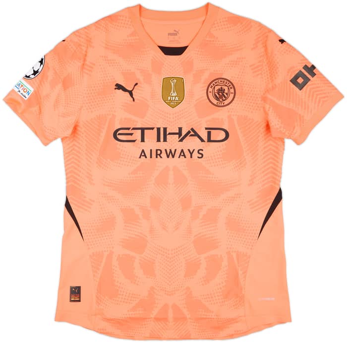 2024-25 Manchester City Match Issue Champions League GK Shirt Ederson M. #31