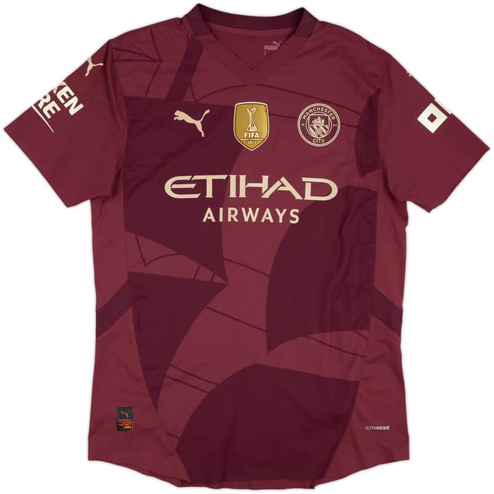 2024-25 Manchester City Match Issue Third Shirt Ndala #73