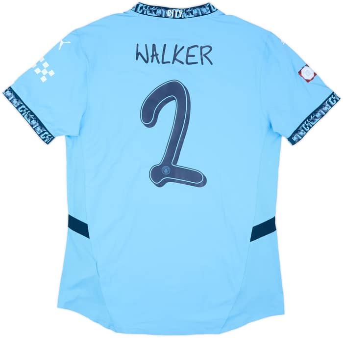 2024-25 Manchester City Match Issue Community Shield Home Shirt Walker #2