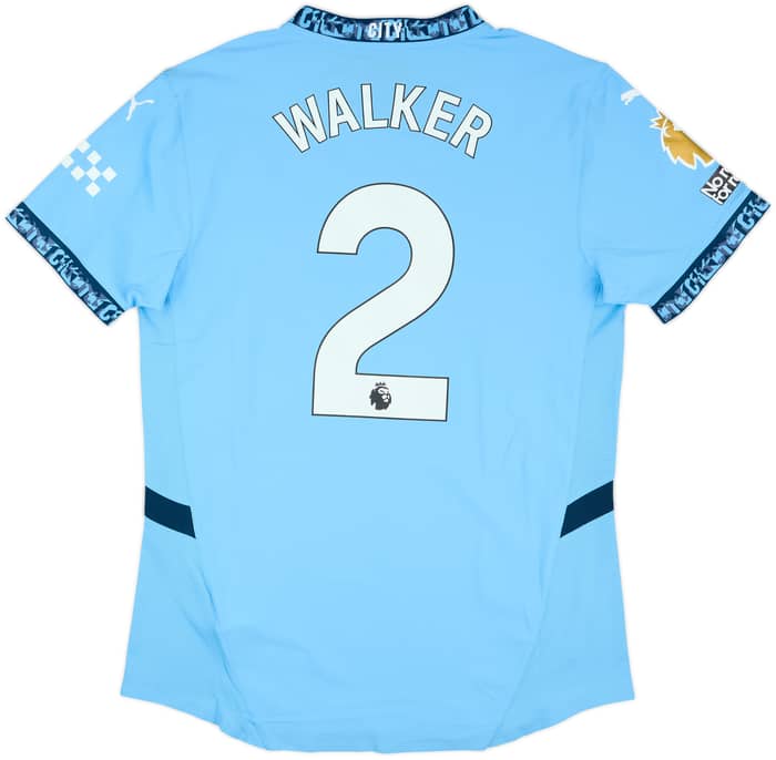 2024-25 Manchester City Match Issue Home Shirt Walker #2