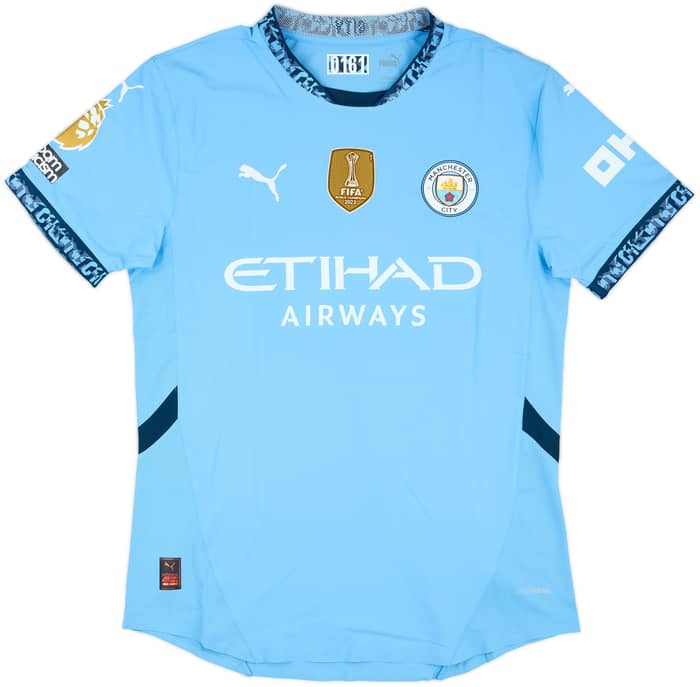 2024-25 Manchester City Match Issue Home Shirt Walker #2