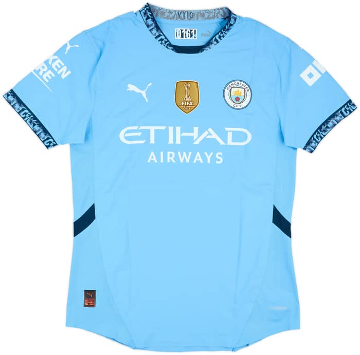 2024-25 Manchester City Match Issue Home Shirt Katongo #70