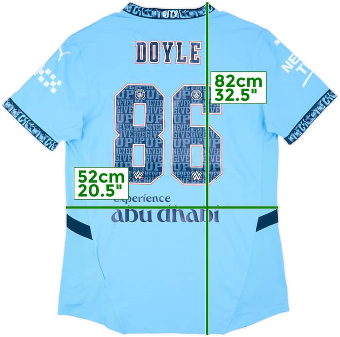 2024-25 Manchester City Match Issue Home Shirt Doyle #86