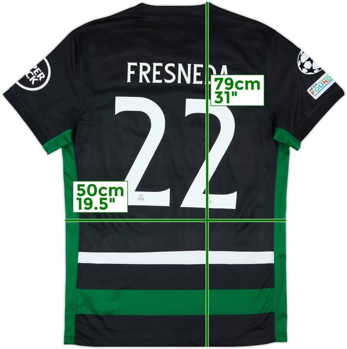 2024-25 Sporting CP Match Issue Champions League Home Shirt Fresneda #22