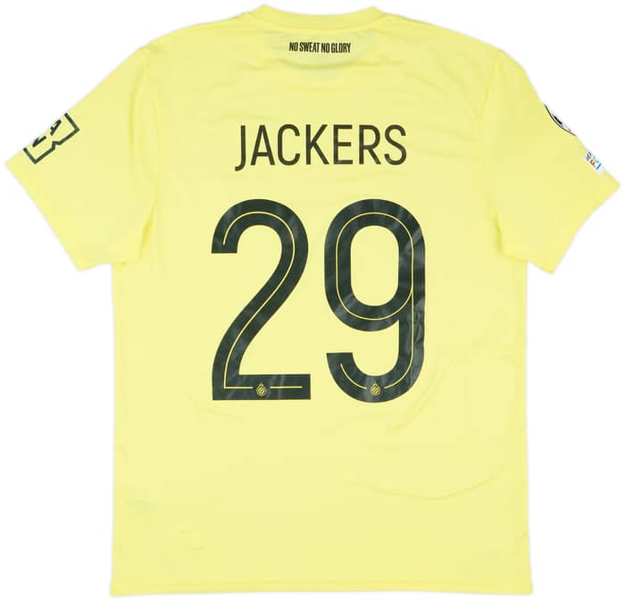 2024-25 Club Brugge Match Issue Champions League GK Shirt Jackers #29