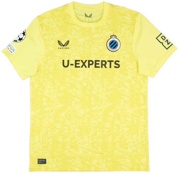 2024-25 Club Brugge Match Issue Champions League GK Shirt Mignolet #22