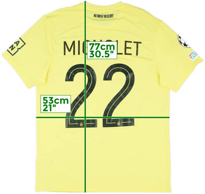 2024-25 Club Brugge Match Issue Champions League GK Shirt Mignolet #22