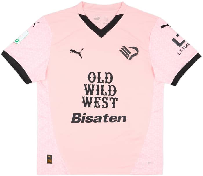 2024-25 Palermo Match Issue Signed Home Shirt Brunori #9