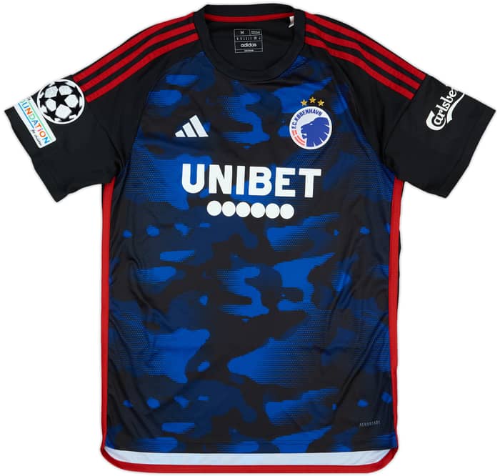 2023-24 FC Copenhagen Champions League Match Issue Away Shirt Diks #2