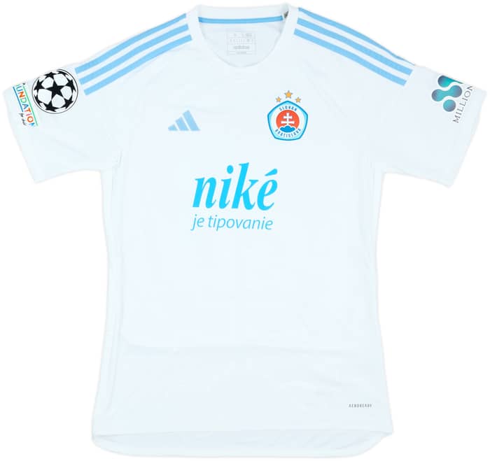 2024-25 Slovan Bratislava Match Issue Champions League Away Shirt Gajdos #26