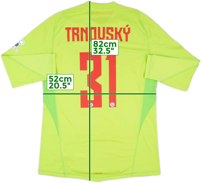2024-25 Slovan Bratislava Match Issue Champions League GK Shirt Trnovsky #31