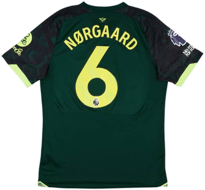 2024-25 Brentford Match Issue Third Shirt Norgaard #6