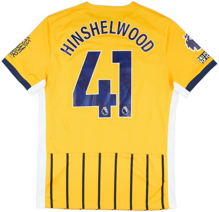 2024-25 Brighton Match Issue Away Shirt Hinshelwood #41