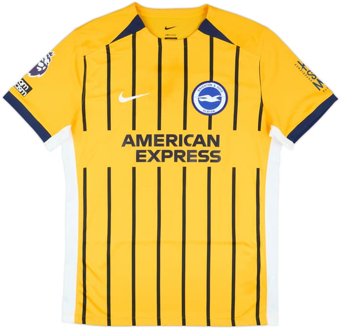 2024-25 Brighton Match Issue Away Shirt Hinshelwood #41