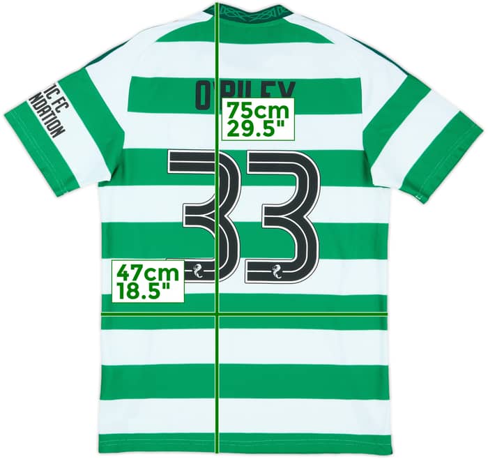 2024-25 Celtic Match Issue Home Shirt O'Riley #33