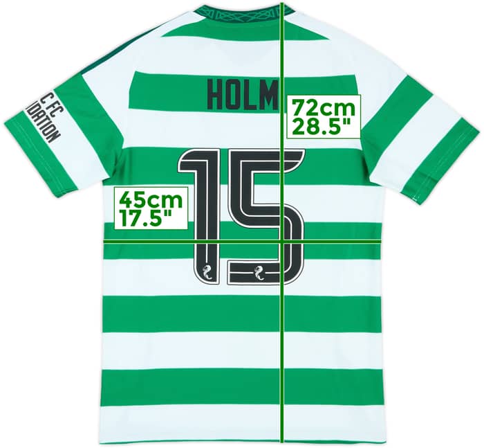 2024-25 Celtic Match Issue Home Shirt Holm #15