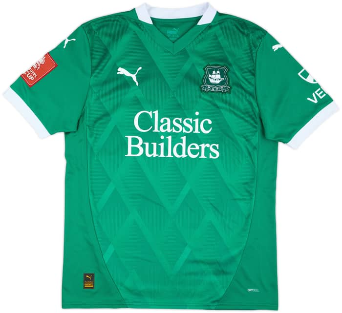 2024-25 Plymouth Match Issue FA Cup Home Shirt Sorinola #29